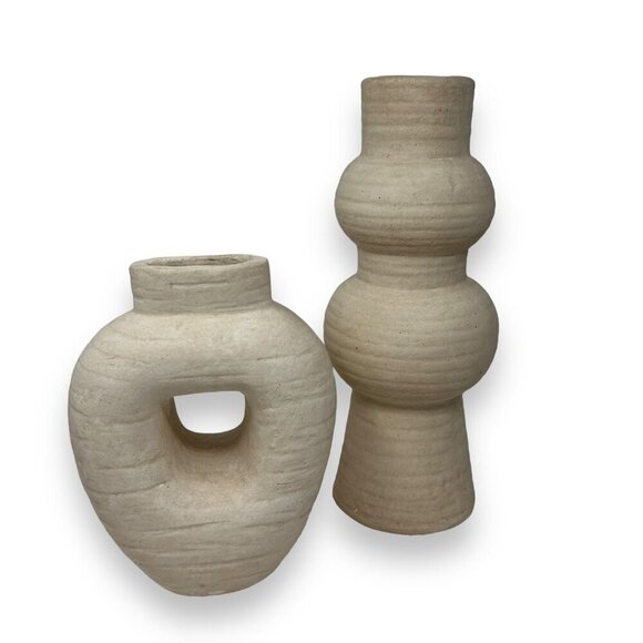 Threshold Modern Ceramic Textured Nori Donut Vase - Target - Picture 5 of 5